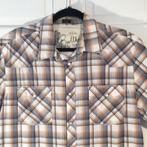 Bullhead Western style short sleeved shirt